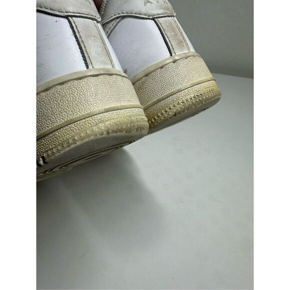 Nike Air Force 1 Low Triple White Leather Shoes Women’s Size 8 DD8959-100 - Picture 7 of 11